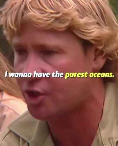 Steve Irwin on what it's really all about