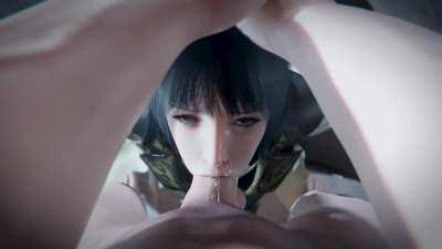 Gentiana's face fucked (Initial A) [Final Fantasy 15]