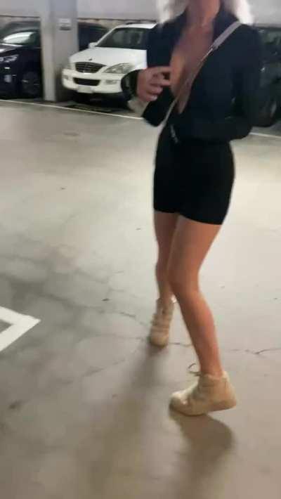 Use your fuckdoll in public