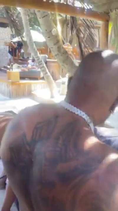 Grinding on some guy