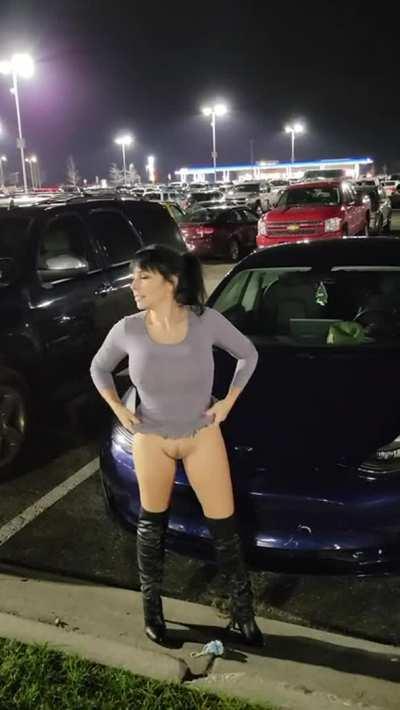 Got caught by security.