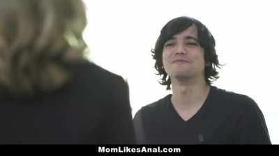 Stepsons Bully Makes an An Erotic Deal with Hot Mom in Exchange for Him to Leave Her Son Alone