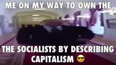 capitalism is when the government does stuff.