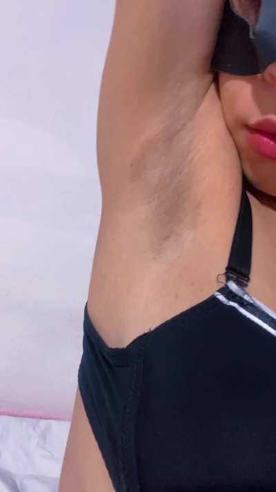 Pretend my tongue is yours and run it over every part of my soft armpit