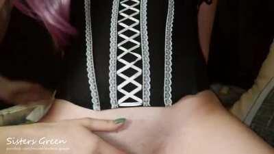 Letting my friend ride my husband - I think she likes it 😏