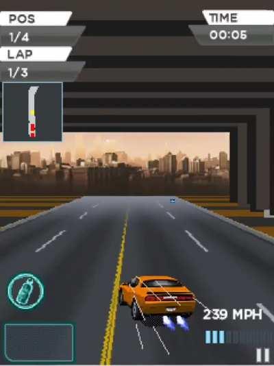 I recorded some gameplay of the last J2ME NFS flip phone game (Most Wanted 2012)