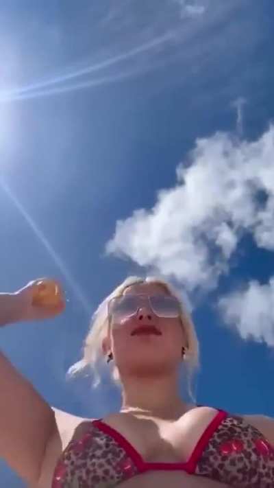 Millie in bikini new post