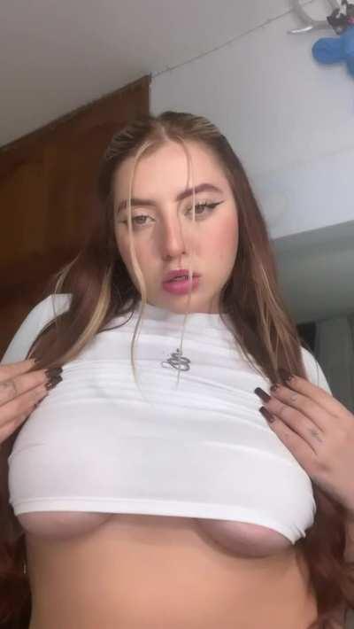 Hope my tits make you smile