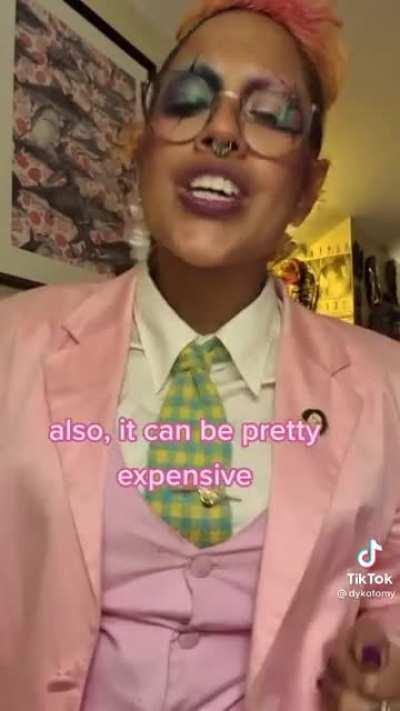 Somebody found their moms old Mary Kay blazer and makeup samples