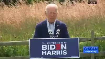 Biden Thinks He's Running For Re-election
