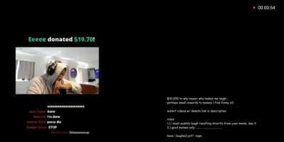 Twomad eating his foot for a minute and half