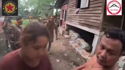 Revolutionary Forces attacking Zee Kone Police Station in Myanmar