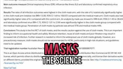 ABSOLUTE PROOF: Wearing a mask is for placebo only. They are not effective at all against preventing the spread of Coronavirus, and no, they don't help even a little bit, ACCORDING TO LEADING SCIENTISTS. STOP SPREADING LIES. Democrats and Liberals only us