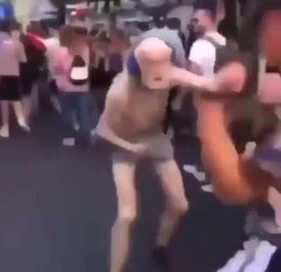 Two chads having a dance battle