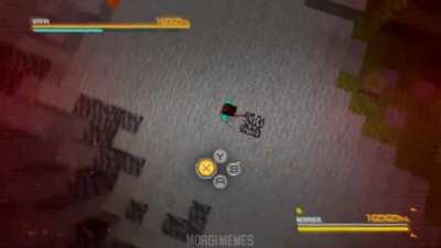 🎵 STANDING HERE I REALIZE I can’t break bedrock… 🎵