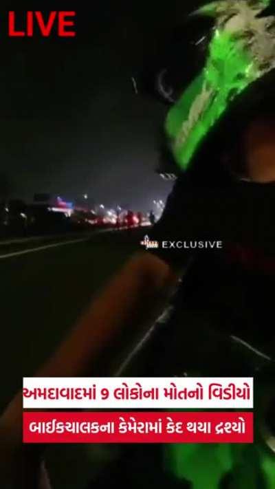 Accident in Ahmedabad SG Highway 