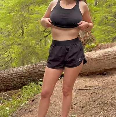 This is what every hike with me is like ;)