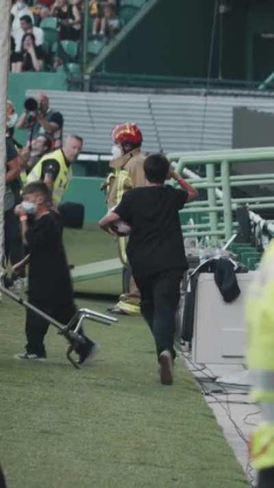 This clip of Ronaldo is one I took at the game vs Czechia! His simple handshake with a ball boy creates a moment that kid will never forget…