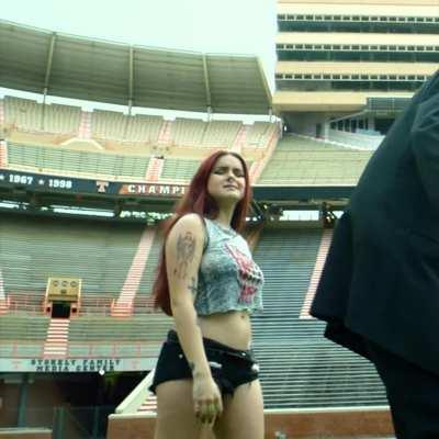 Ariel Winter looking like breeding stock for a biker gang