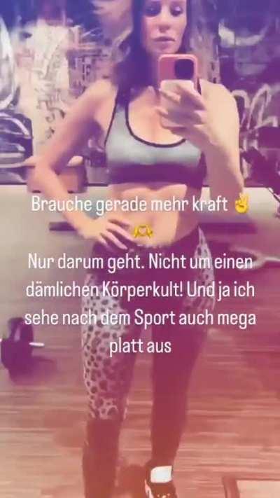 Nach dem Sport nochmal ran...