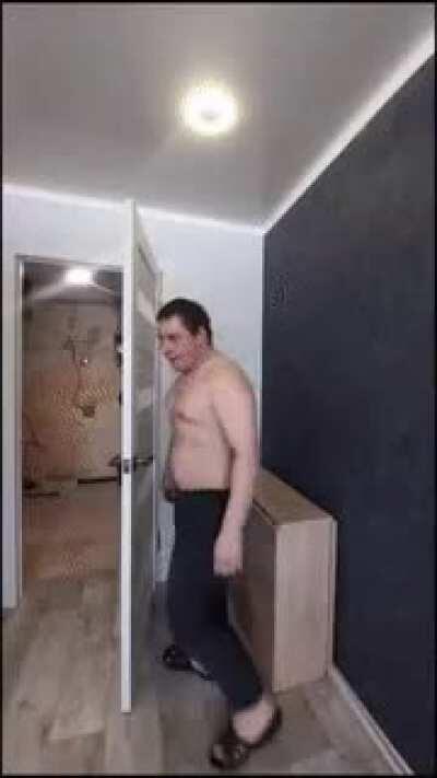 Tired of using hands? Try using your belly.