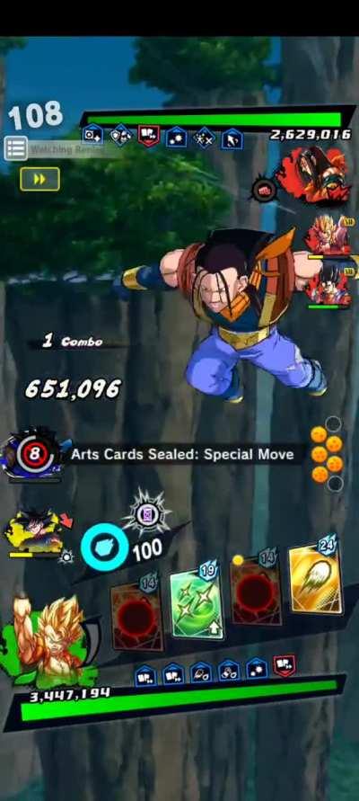 5x zenkai buffed 17 - that damage on ultimate was insane! 