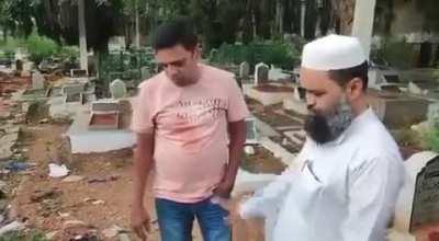 A Grill over Grave in Hyderabad, India was used by Mainstream Indian media and Social Media to promote vile propaganda against Pakistan claiming it was used to prevent a fake necrophilia epidemic