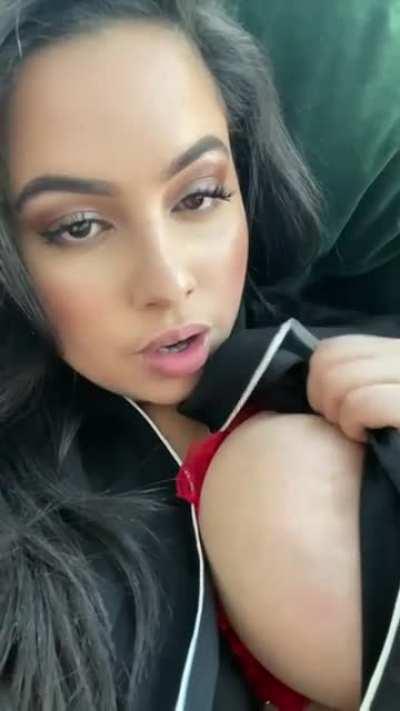 I got such big boobs but no one to share them with.. So I might as well with you.