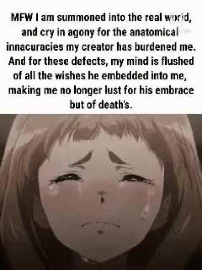 For my mind is numb, and empty. My bowels stretched, and thin. My limbs and skin, all like paper. And my soul, wishing to be never.