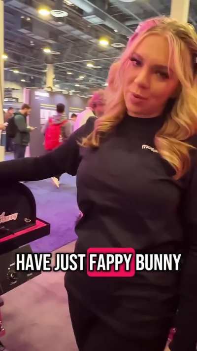 The new Fluffer sex tech we unveiled at CES in Vegas this year. (Coming soon!)