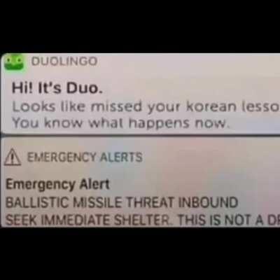 😨 You should’ve done your Korean lesson!