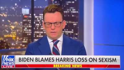 Fox News commentator faints live on air in the middle of a rant about Joe Biden
