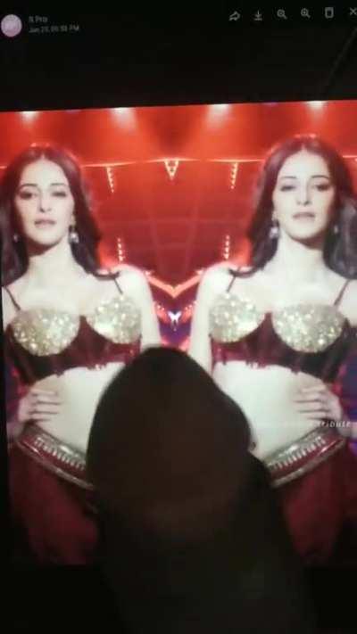 Ananya Pandey cum tribute DM for paid personal tribute with moaning with high quality video only 50₹ per tribute video