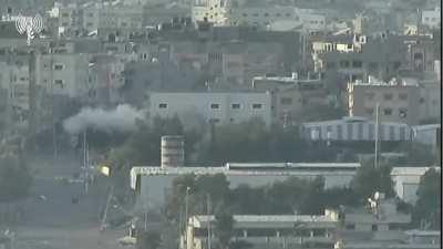 IDF M270 guided MLRS strikes on targets in Gaza today (October 16, 2023)