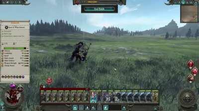 Rakarth establishing dominance over a Halberdier.