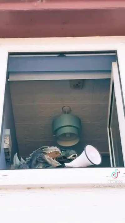 Who knew Zilla and Rexy were such good friends lol