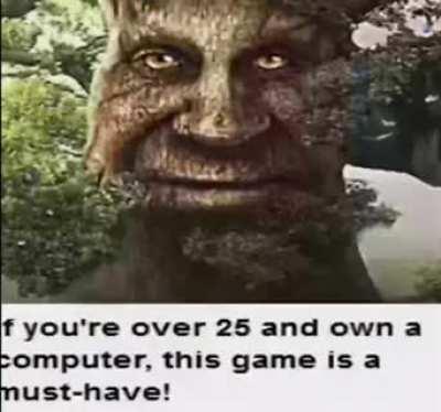 upvote if you are a wise mystical tree with a human face.