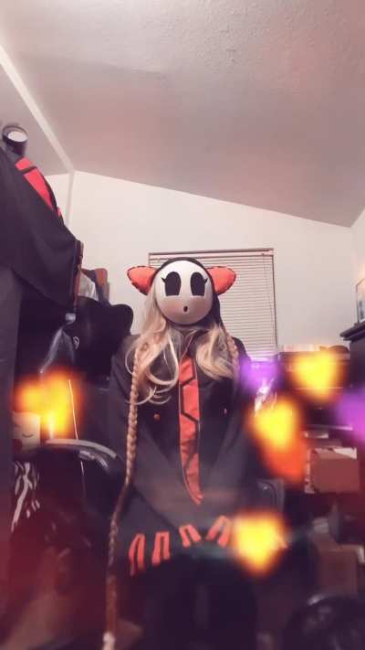 Just chilling in my room.