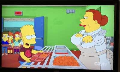 Bart Simpson becomes emo Parker