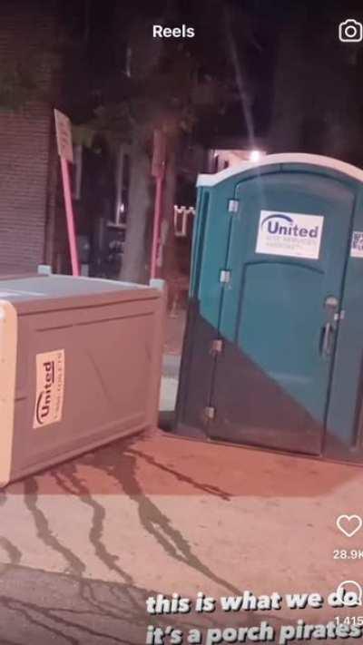 If you steal packages you may find yourself in a shitty situation