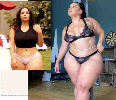 She was big then, look at her now!