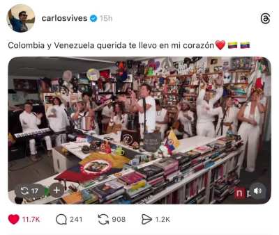 Carlos Vives nos lleva en su corazón