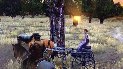 Someone was a tiny bit happy after I returned her stolen horse and cart.