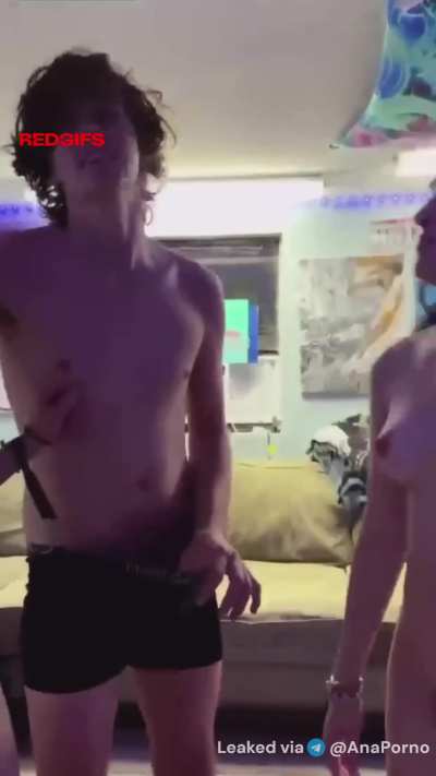 College students having fun.