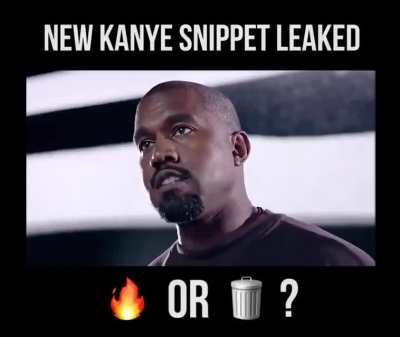 Yall rocking with this Kanye leak?