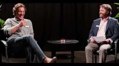 When I need cheering up and a good laugh I reach for the Between Two Ferns bloopers