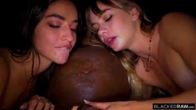 They get so slutty when there's a black man