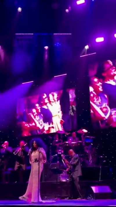 Tracee Shaking Her Boobies At Diana Ross's 2022 Thank You Concert Tour In London