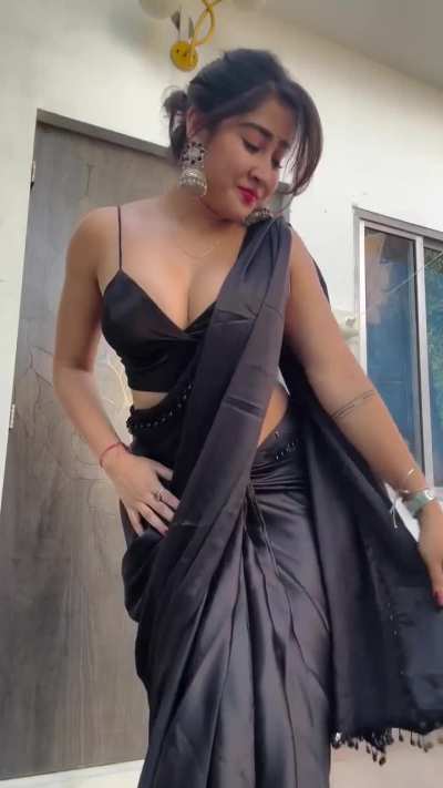 Sofia ansari in black