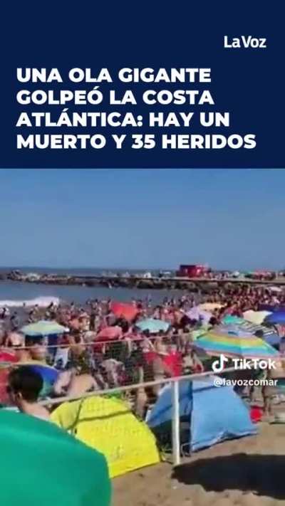 Meteotsunami en la Costa. 35 heridos y un muerto.